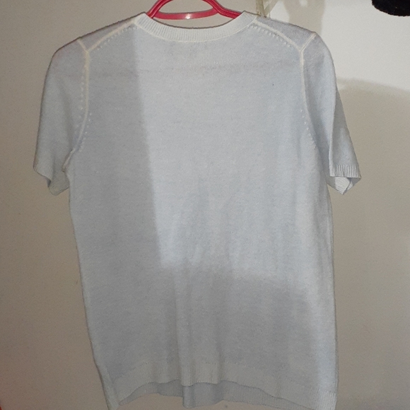 Light blue crew neck t-shirt - Picture 2 of 3